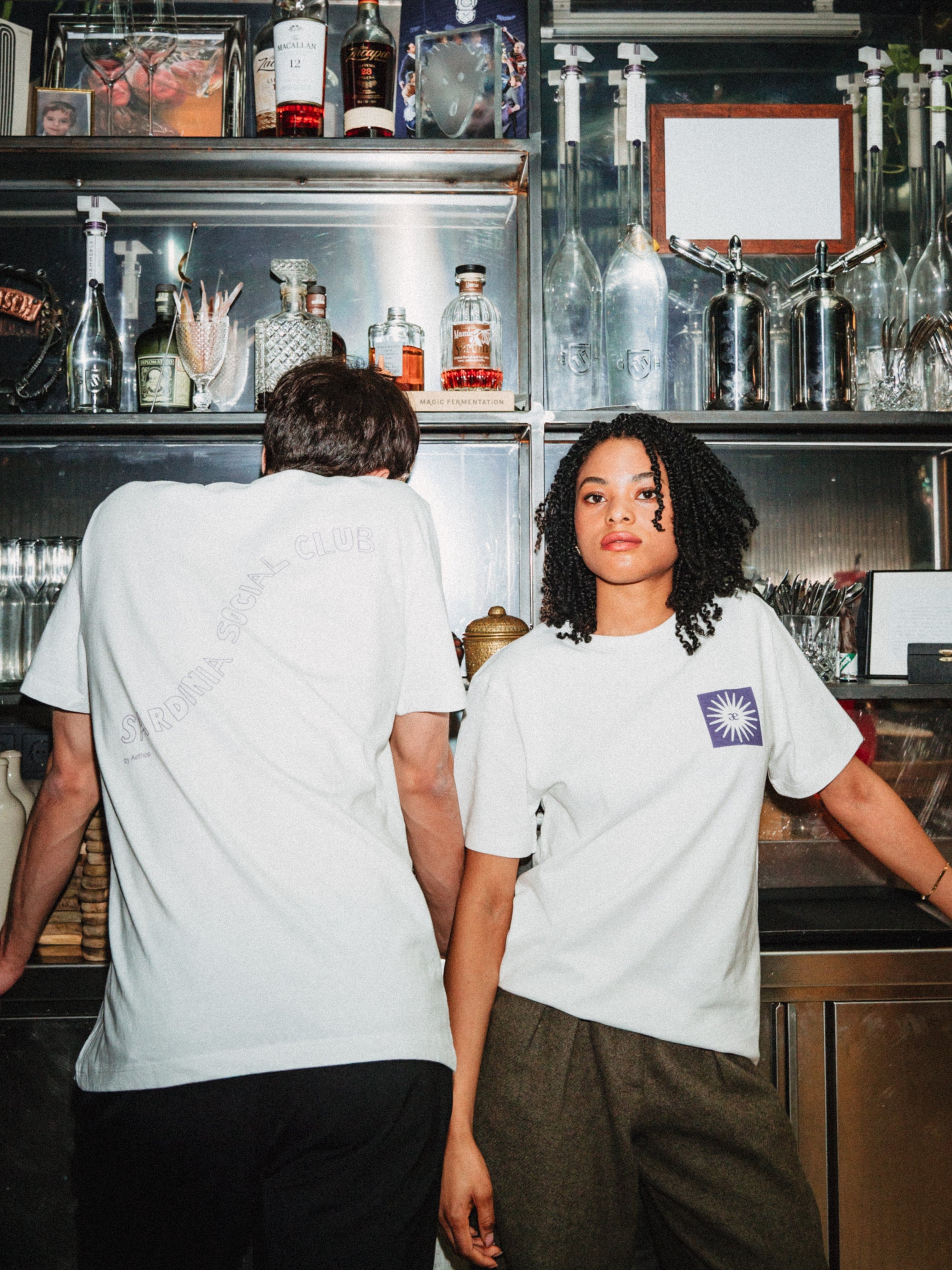 Aethos Sardinia Social Club Relaxed Fit T Shirt