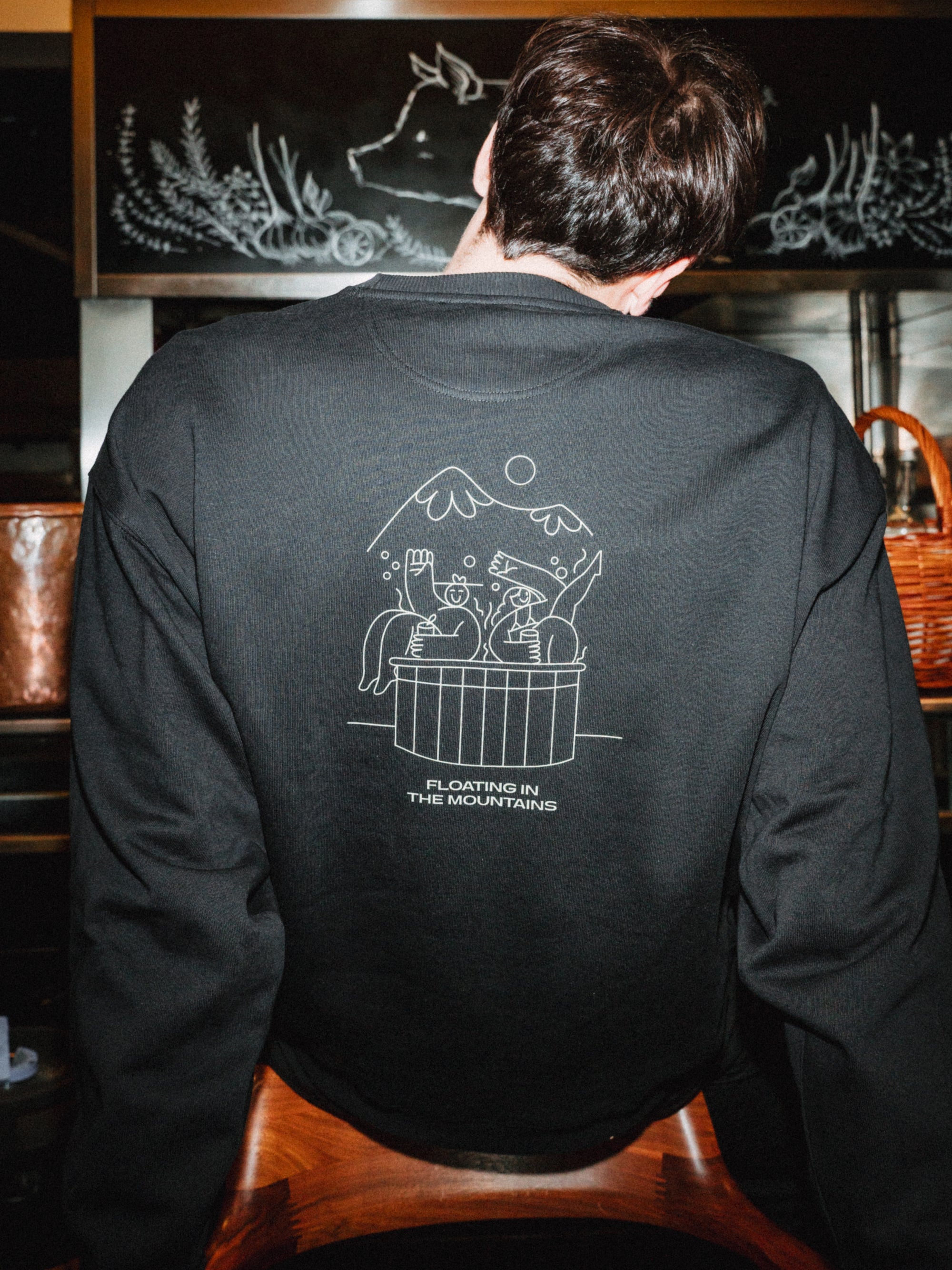 Aethos Monterosa Floating In The Mountain Crewneck Jumper