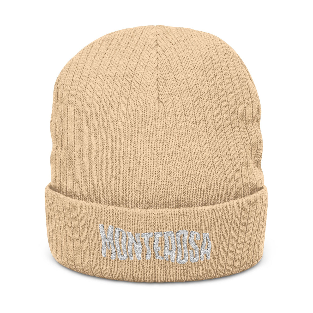 "Monterosa" Ribbed Knit Beanie