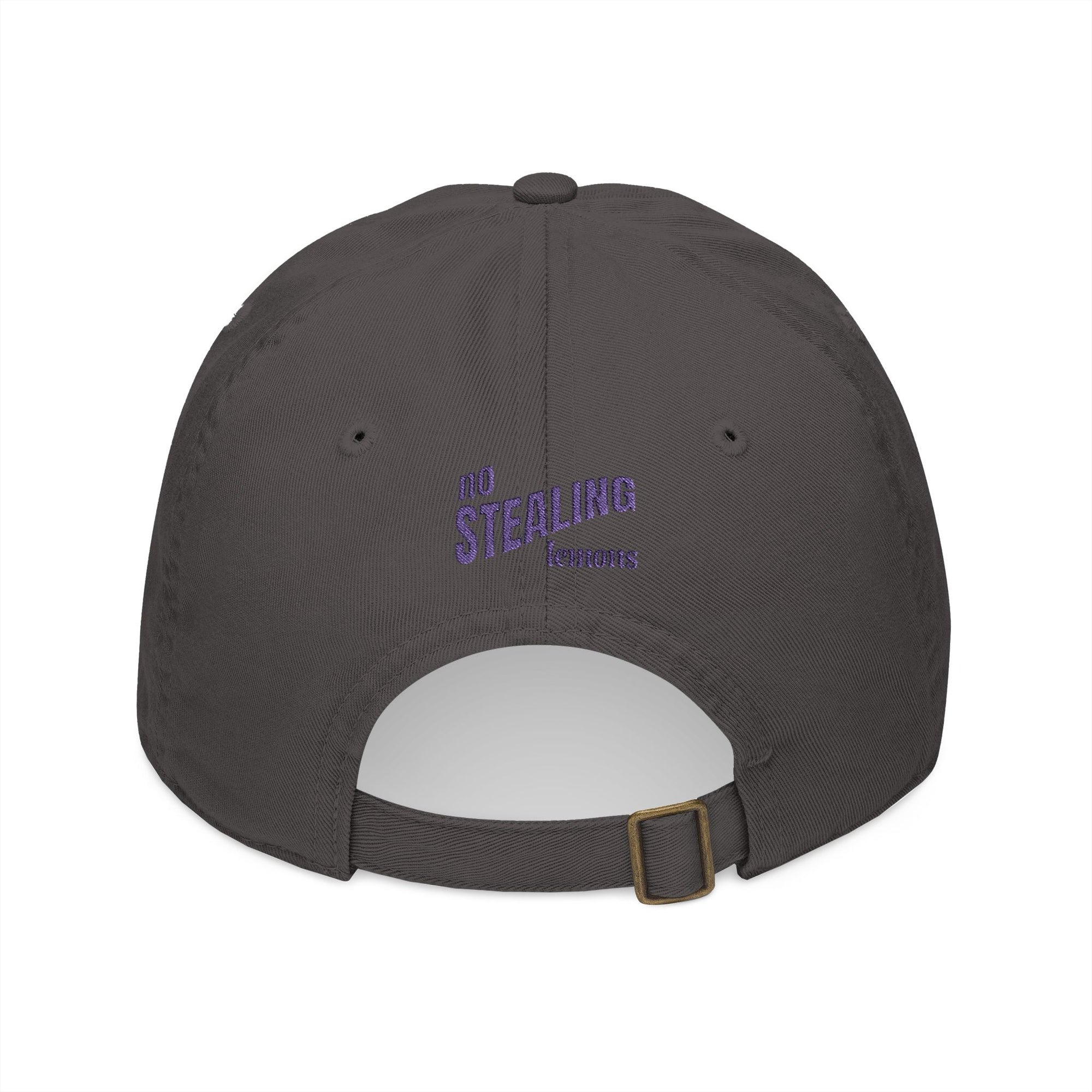 "No Stealing Lemons" Embroidered Baseball Cap