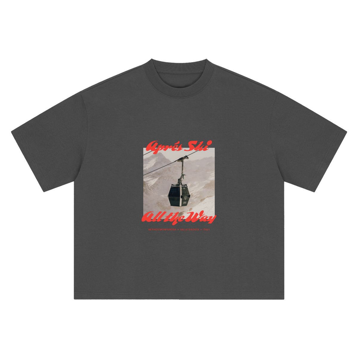 "Aprés Ski" Boxy Oversized T-Shirt