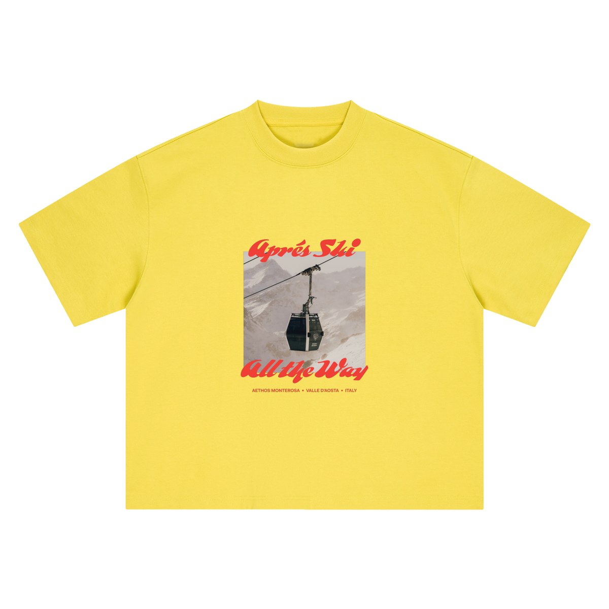 "Aprés Ski" Boxy Oversized T-Shirt