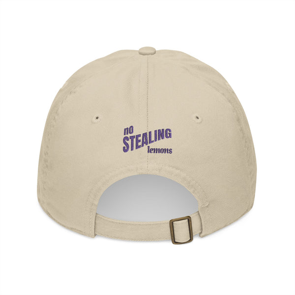 "No Stealing Lemons" Embroidered Baseball Cap