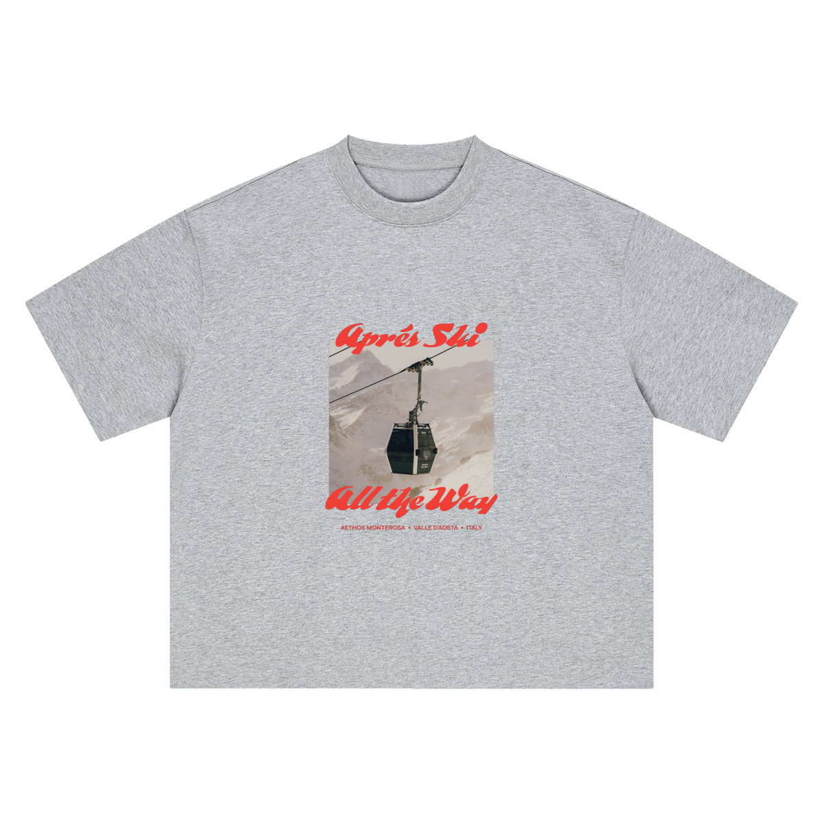 "Aprés Ski" Boxy Oversized T-Shirt